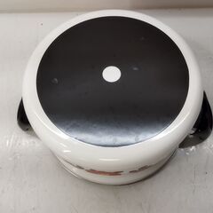 昭和レトロな両手鍋 ホーロー鍋 花柄 フラワー柄 ZOJIRUSHI 象印　/UJ-1045 北の画像