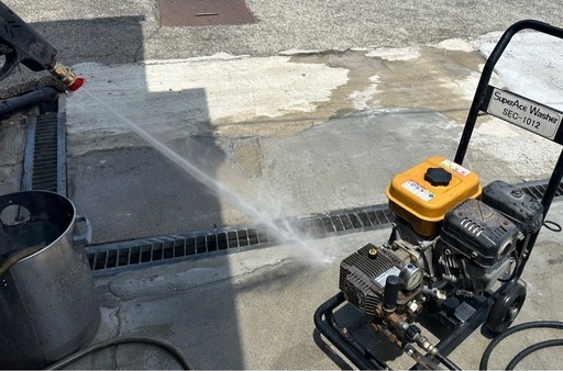 値下げ中！！スーパー工業◆エンジン式高圧洗浄機