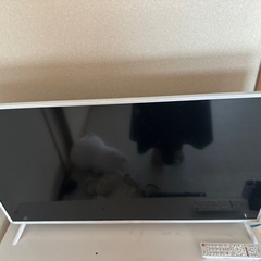 FFF テレビ 40インチ 40型 TV ホワイト 裏番組 録画機能付き対応 外付けHDD録画対応 の画像