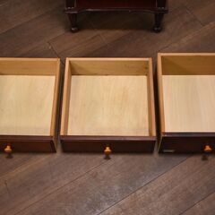 ≪zyt1639ジ≫ Hakuho Furniture GLASGOW オープンシェルフ 飾り棚 ビンテージ家具/電話台/花台/置台/飾り台/レトロ/中古家具/宮城県仙台市 60802-02の画像