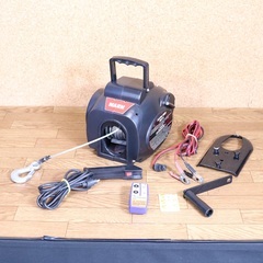 ELECTRIC WINCH 電動ウインチ ポータブル 無線リモコンの画像