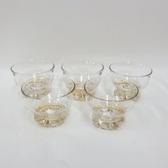 昭和 レトロ アンティーク ガラス製 アイスクリームグラス デザ...