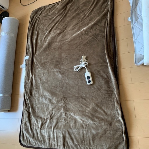 電気掛敷毛布