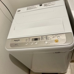 洗濯機　5kg パナソニックの画像