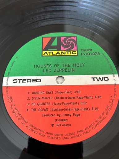 レッド・ツェッペリン　聖なる館　LPレコード　帯付き　 Led Zeppelin