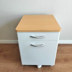 ワゴン　机　収納の画像