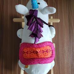 B. toys　ゆらゆらロッキングホース　ユニコーンの乗り物　ぬいぐるみ木馬　1歳半~　正規品

の画像