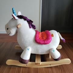 B. toys　ゆらゆらロッキングホース　ユニコーンの乗り物　ぬいぐるみ木馬　1歳半~　正規品

の画像