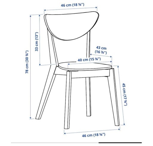 ダイニングテーブルとチェアのセット　IKEA イケア　ホワイト　ダイニングセット　80センチ　韓国インテリア　