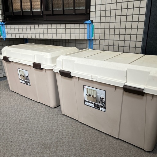 受付停止中★屋外用収納用品 105ℓ 2点セット