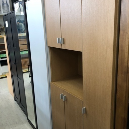 シューズボックス　ハイタイプ　ナチュラル　【トレファク堺福田店】