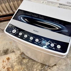 ご成約済み🐶　設置まで‼️ Haier 一人暮らし洗濯機 4.5kg✨ 2021年製⭕️の画像