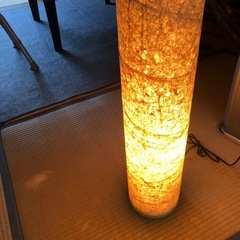 間接照明　和紙の画像