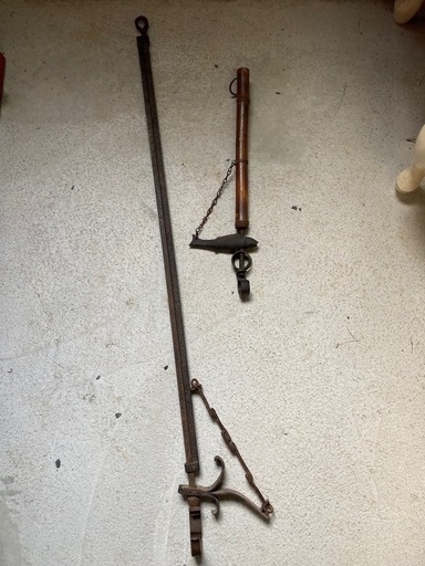 囲炉裏の自在鍵　当時もの　レトロ　古民家