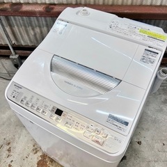 ご成約済み🐶　微訳アリ破格‼️ SHARP 乾燥付き洗濯機 5.5kg✨ 2019年製⭕️の画像
