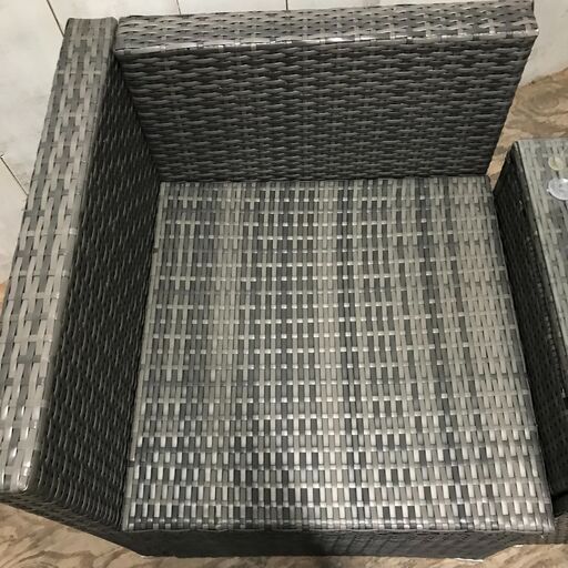 ラタン調 2人掛け ガーデンソファー 屋外 防水 欠品あり 24i菊DO