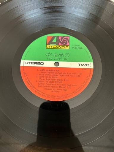 レッド・ツェッペリンIV  Led Zeppelin  LP 見開きレコード