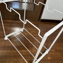 山崎実業 tower 分別ダストワゴン 3分別 ゴミ箱 キャンプにも ホワイト 6380円の画像
