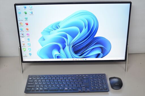 中古良品 一体型パソコン 富士通 FH77/D3 Windows11+office core i7-9750H/爆速SSD1TB+HDD1TB/メモリ8GB/23.8インチ/ブルーレイ/テレビ機能