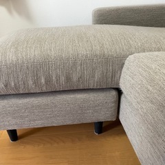 【決まりました】ニトリ　布張りカウチソファ の画像