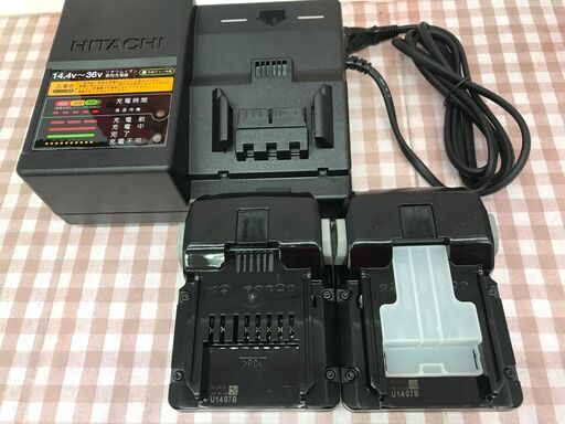 ✨日立　中古美品　RB36DL　コードレスブロア　36V　ﾊﾞｯﾃﾘｰ×2　充電器付き✨うるま市田場✨