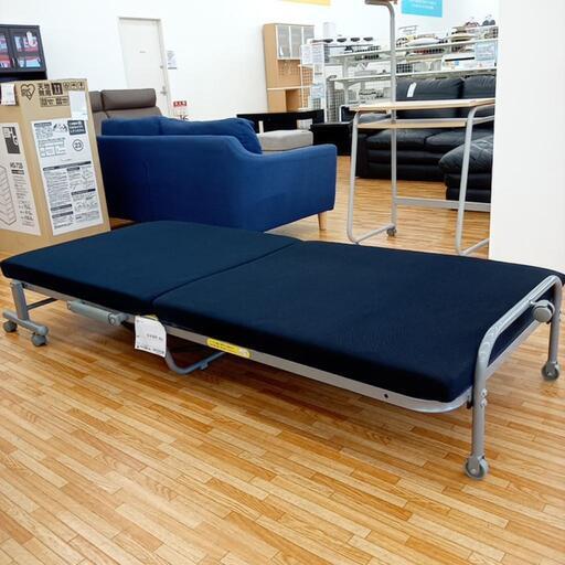 ★ジモティ割あり★ シングルベッド　折りたたみベッド　クリーニング済　YJ3861