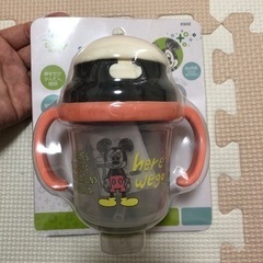 【値下げ】【新品】ストローマグ　ディズニー　　ミッキー