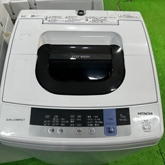 ご来店時、ガン×2お値引き‼️ HITACHI(ヒタチ)2018 年製 5.0kg 洗濯機🎉