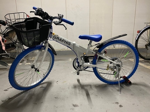 取引終了　自転車 22インチ　6段変速　美品　子供用