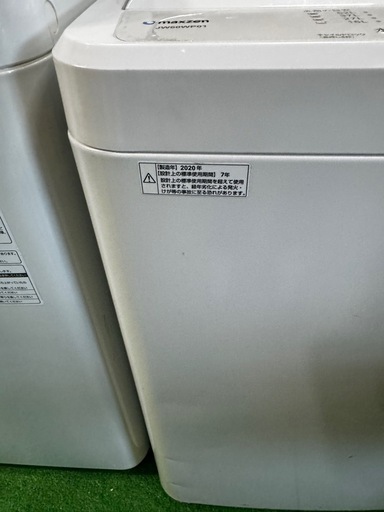 ご来店時、ガン×2お値引き‼️ maxzen(マックスゼン) 2020年製 6.0kg 洗濯機?