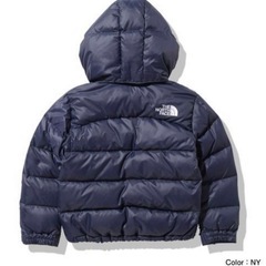 THE NORTH FACE キッズ　ダウンジャケット　ネイビー120の画像