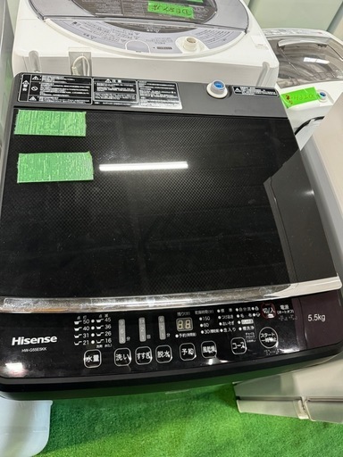 ご来店時、ガン×2お値引き‼️ Hisense(ハイセンス) 2018年製 5.5kg 洗濯機