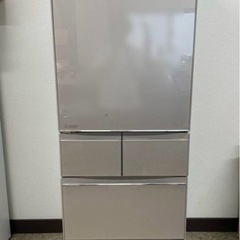 美品◆三菱冷蔵庫MR-B46HL-C　左開き　2022年製　置け...
