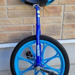 一輪車　18インチ　ブルー