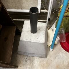 のぼりポールと台座セットの画像