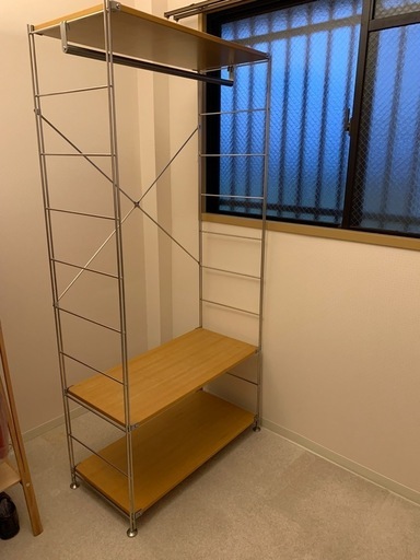 無印　ステンレスユニットシェルフ