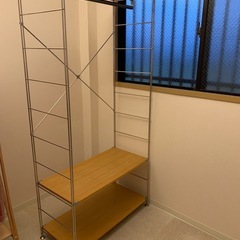 無印　ステンレスユニットシェルフ　