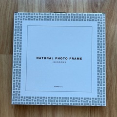 【新品】Francfranc フランフラン　ナチュラル　フォトフレーム　メモリーフレーム　写真立て　４面の画像