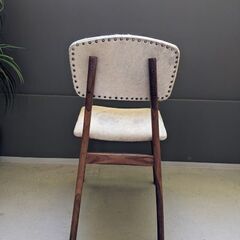 売り尽くし最終価格！ラスト2脚！calf fur  dining chair　の画像