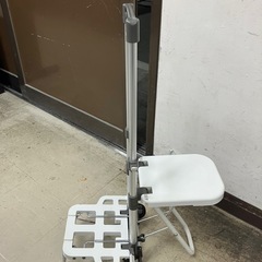 2409-387 TWINBIRD フィールドタイム キャリーチェア TK-807 アイボリー 中古の画像