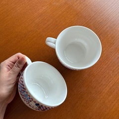 ハローキティ スープカップ 2個セットの画像