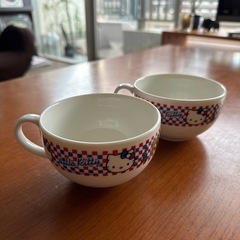 ハローキティ スープカップ 2個セットの画像