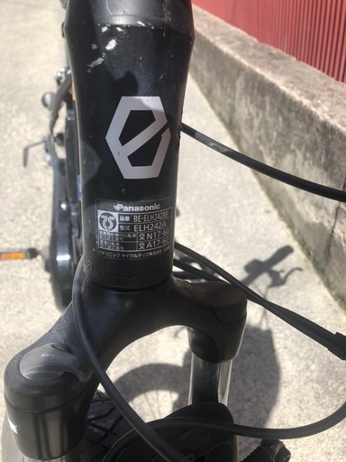 （京都発）Panasonic パナソニック　電動自転車　黒　ハリアー