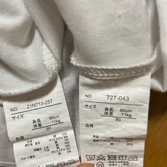 ベビー服80センチの画像