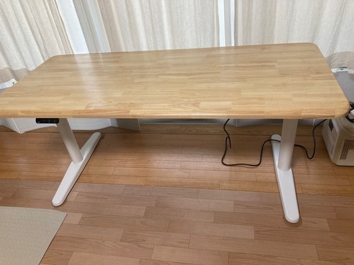 COFO Desk Premium マットホワイト/ナチュラル /160×70×3