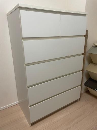 IKEA マルム　チェスト　5段