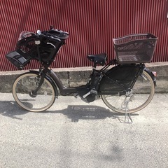 （京都）電動自転車　子ども乗せ　ブリヂストン　アンジェリーノ　綺麗