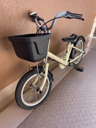 16インチ】無印良品 自転車 子供用 ホワイト