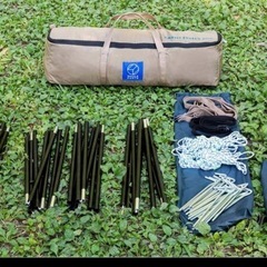 新品未開封 ホールアース パップテント ソロ 1人用 BBQ 日除けテント