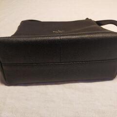 kate spade new york 黒 レザーハンドバッグの画像